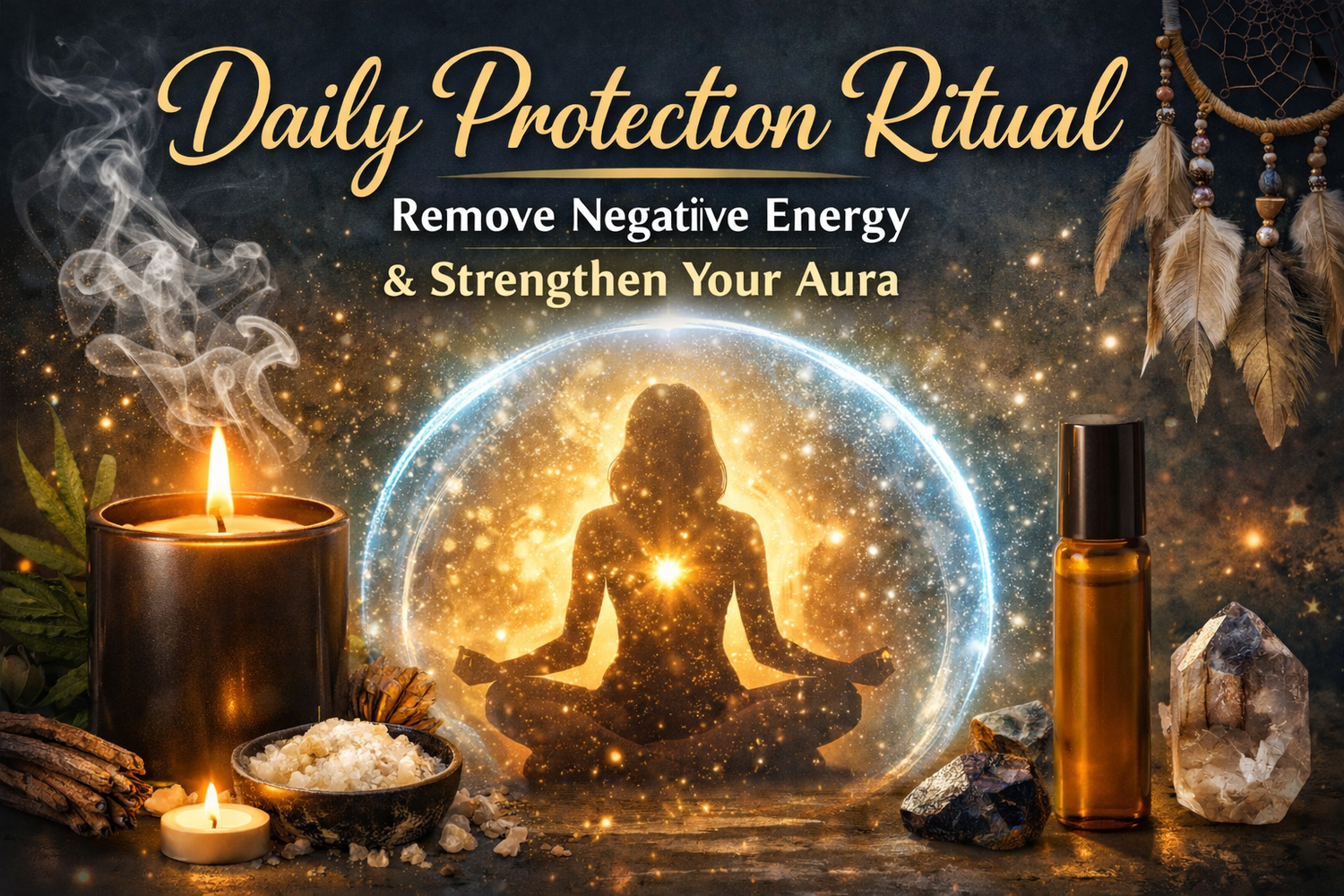 Daily Protection Ritual to Remove Negative Energy & Strengthen Your Aura