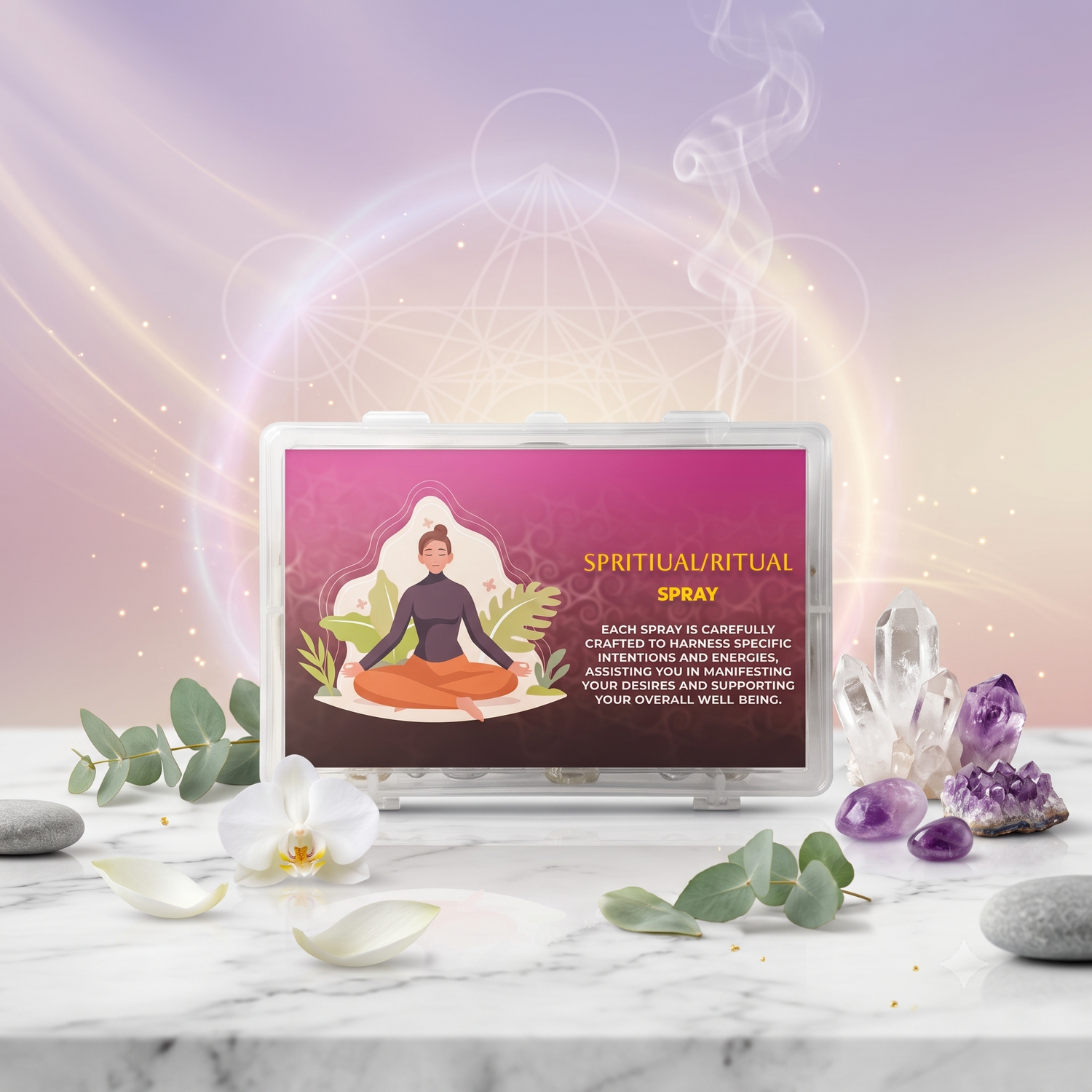 Spiritual/Ritual Spray Kit | Reiki Energized | 10ml Each (Pack of 10)