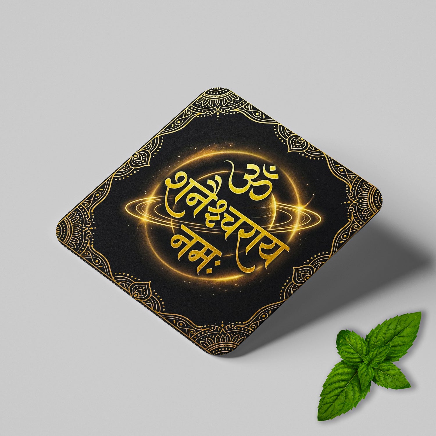 Om Shanishcharaya Namah Coaster