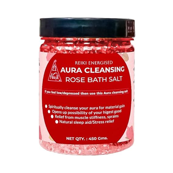Aura cleansing bath salt Rose - 450g