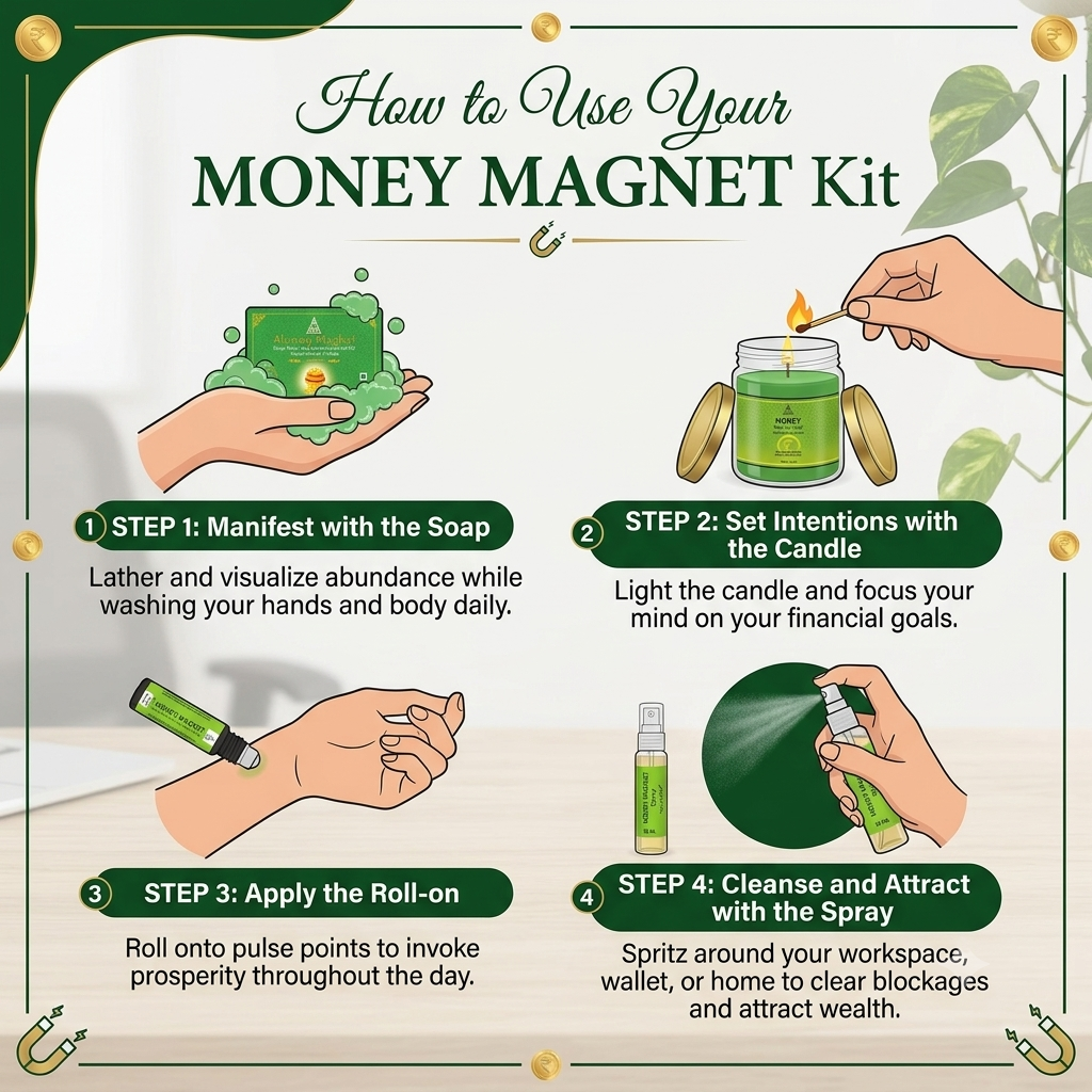 Money magnet Kit (Combo of 4)