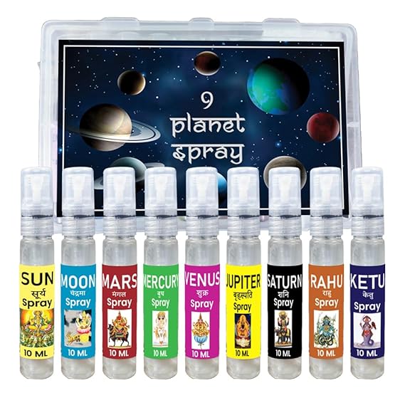 9 Planet Spray Kit - 10ml each (Pack of 9)
