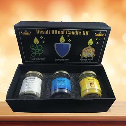 Diwali Ritual Candle Kit Hamper | Set of 3 Candle