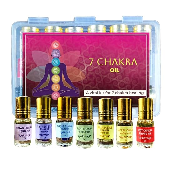 7 Chakra Oil Kit - 3ml each (Pack of 7)