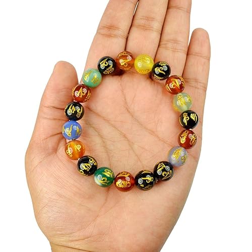 Anshil 7 Chakra Bracelet | Om Mani Bracelet |Om Mani Padme Hum Bracelet