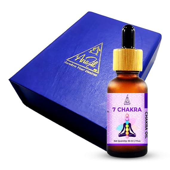 Anshil 7 chakra Combined Oil || Aromatherapy, Reiki Energised (30ml)