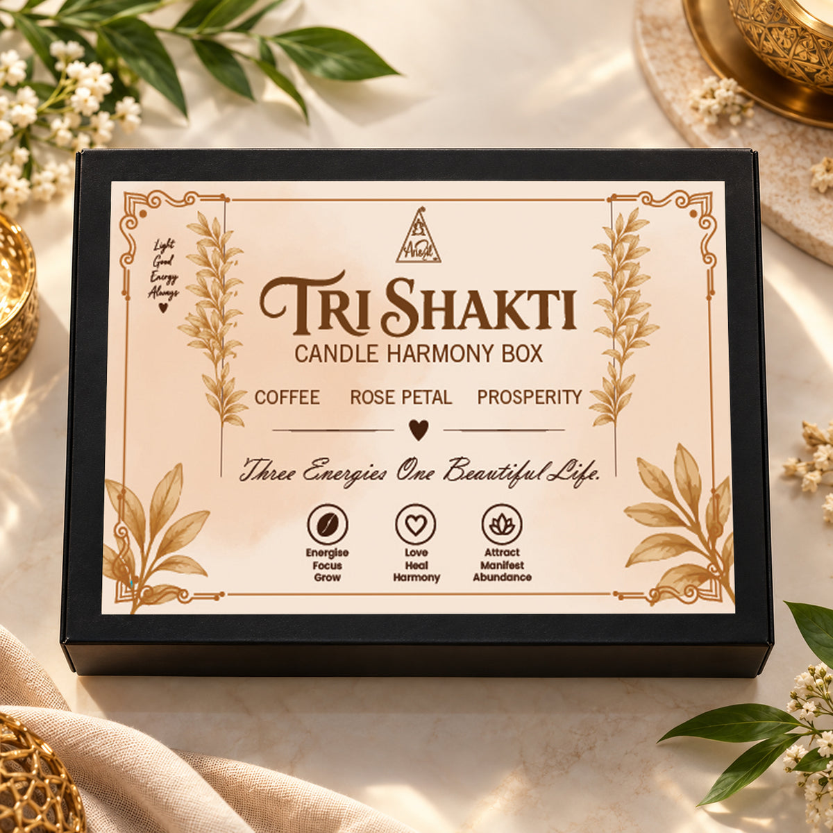 TRI SHAKTI Candle Harmony Box