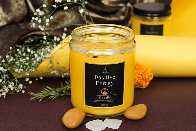 Positive energy candle | Reiki energized | Aromatherapy | 50-55 Hours