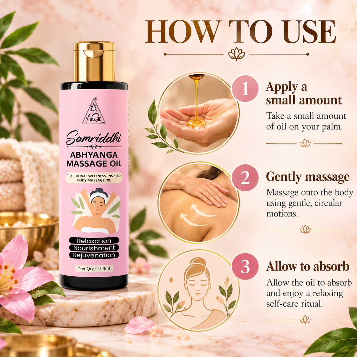 Samriddhi Abhyanga Massage Oil – 100ml