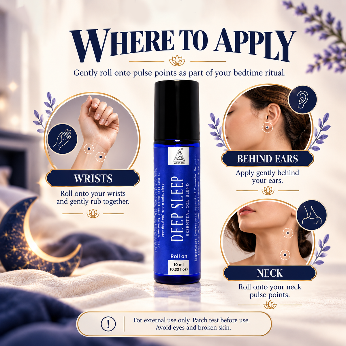 Deep sleep Essential Oil Roll on (10ml)
