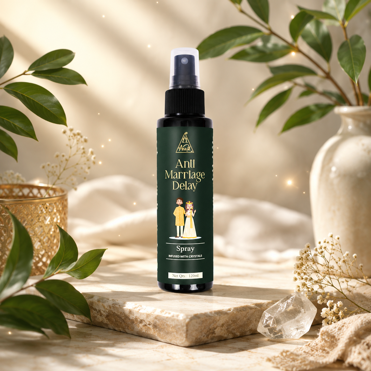 Anti Delay Marriage Spray | Reiki Energized | Aromatherapy (120ml)