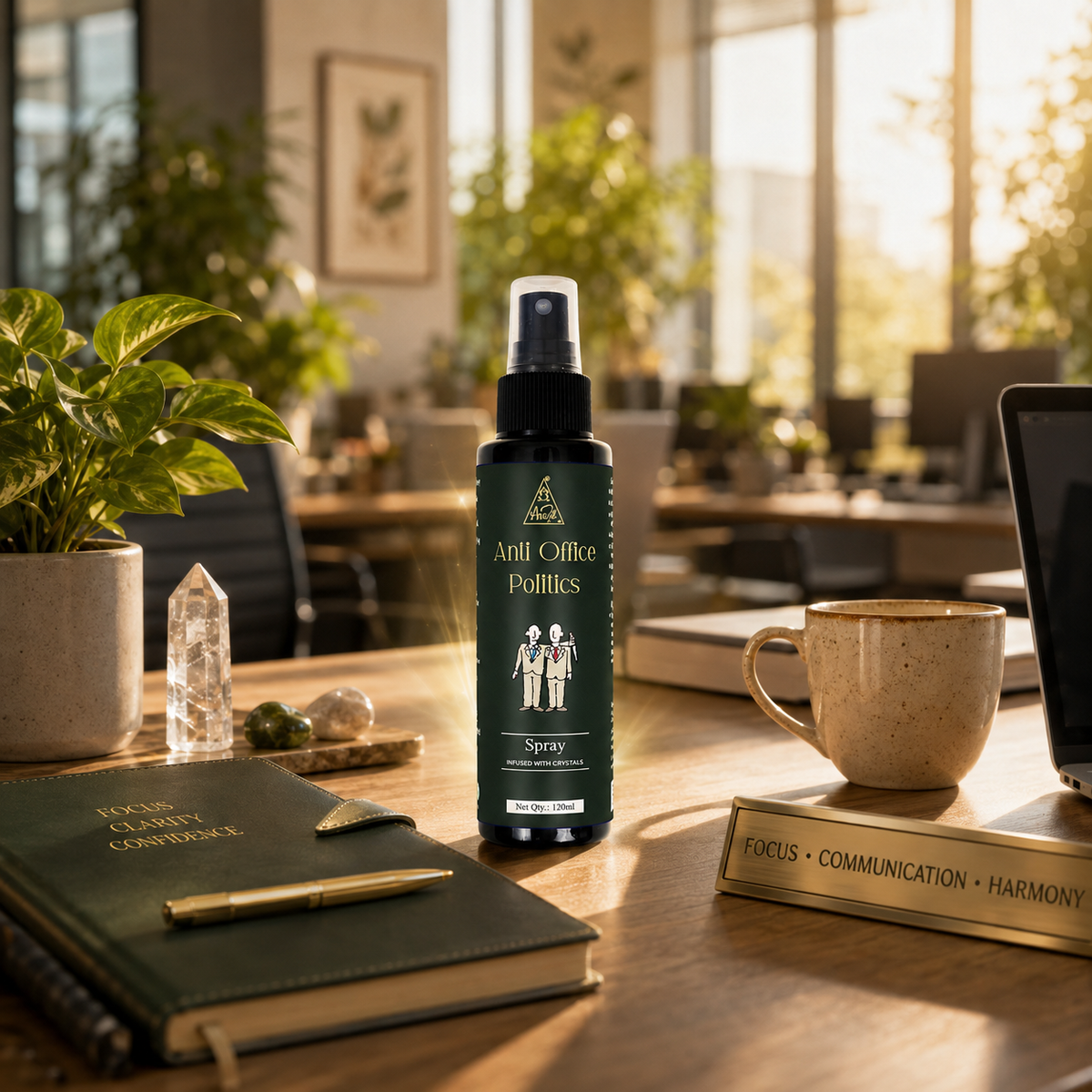 Anti Office Politics spray | Reiki Energized | Aromatherapy (120ml)