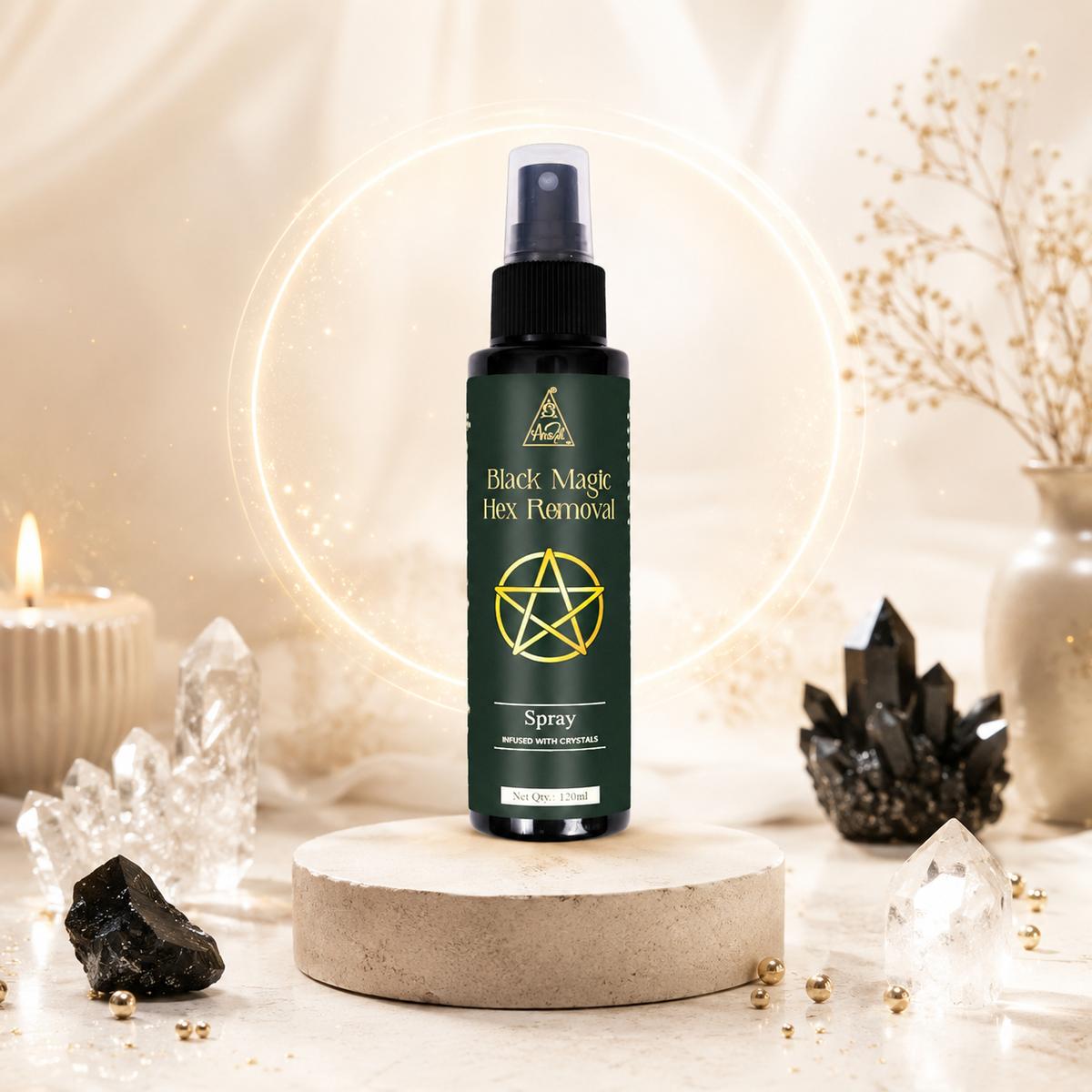 Black Magic Spray | Hex Removal Spray | Reiki Energized | Aromatherapy (120ml)