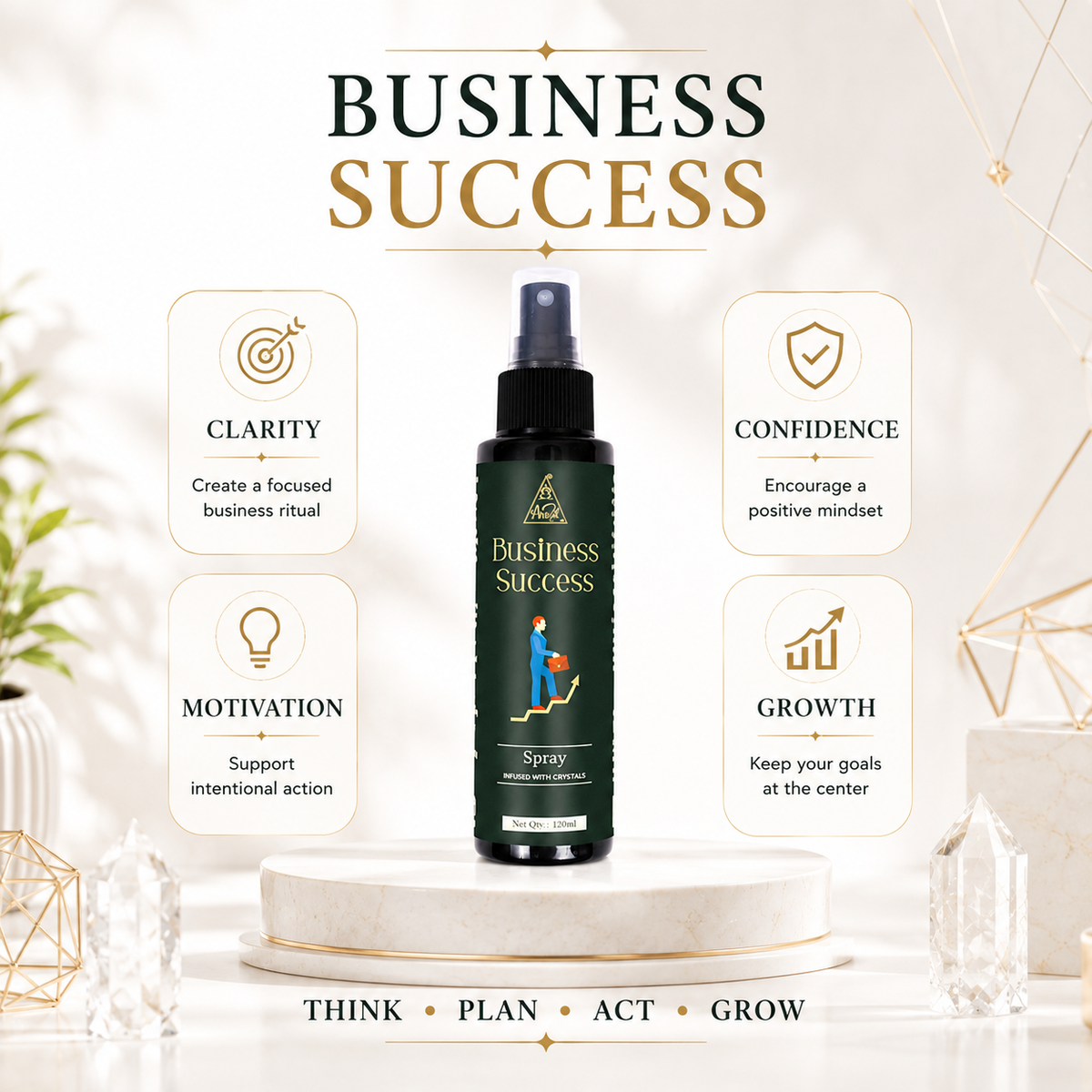 Business Success Spray | Reiki Energized | Aromatherapy (120ml)