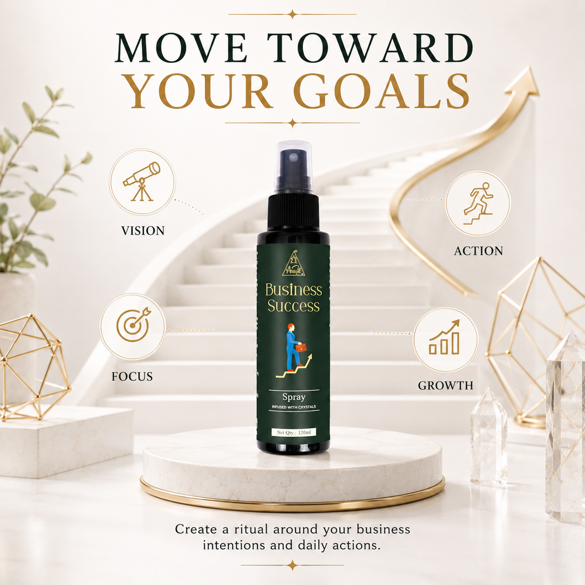 Business Success Spray | Reiki Energized | Aromatherapy (120ml)