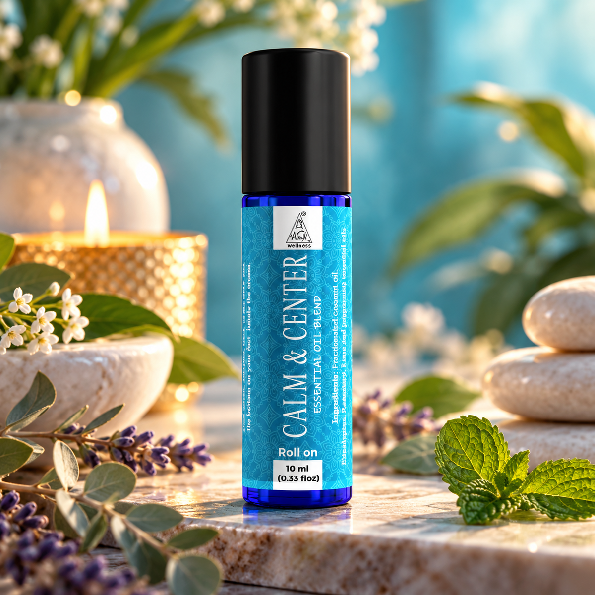 Calm & Center Essential Oil Roll on (10ml)