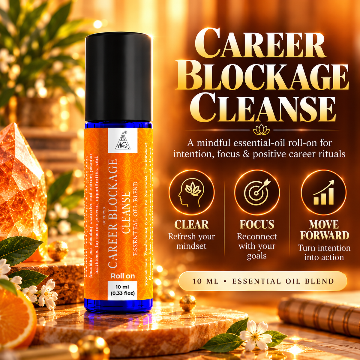 Career blockage Essential Oil Roll on (10ml)