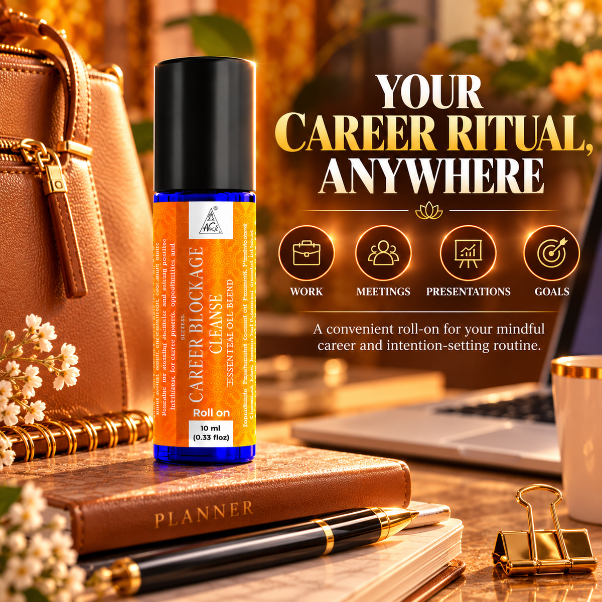 Career blockage Essential Oil Roll on (10ml)