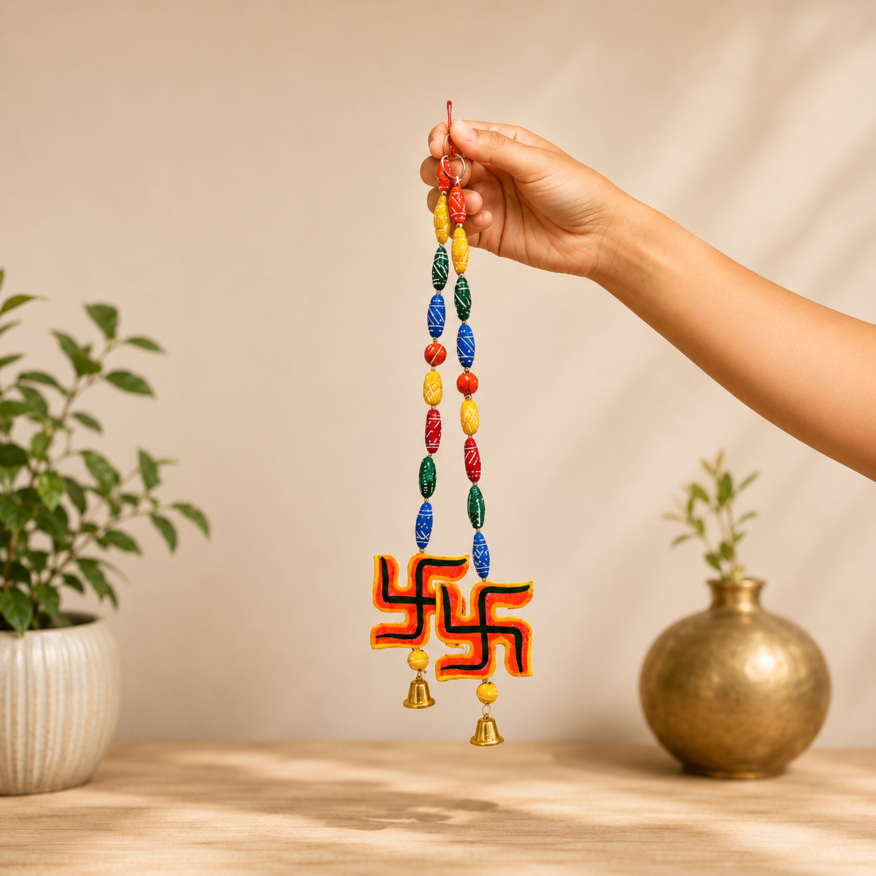 Swastik Wall Hanging Decor (2 Pack)
