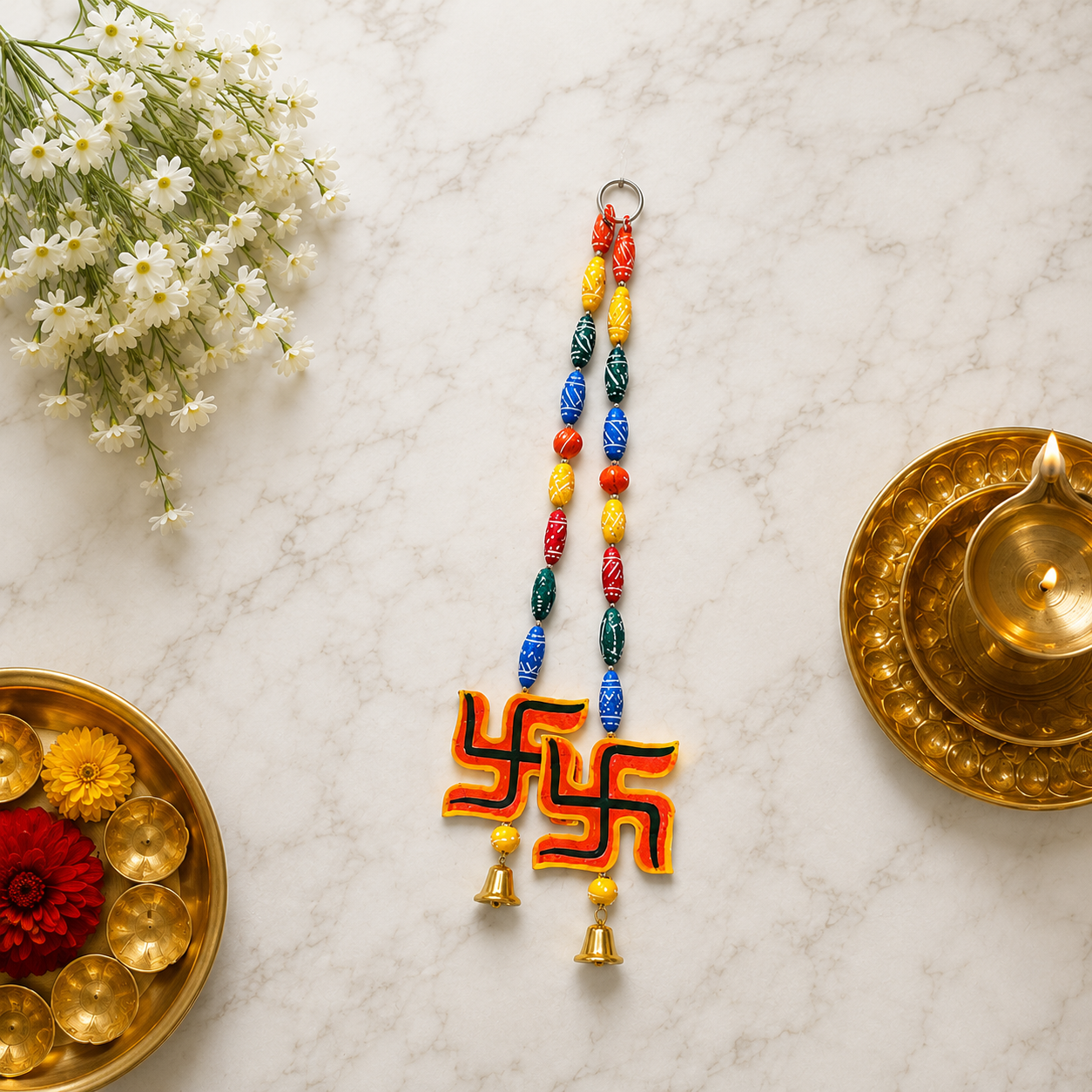 Swastik Wall Hanging Decor (2 Pack)