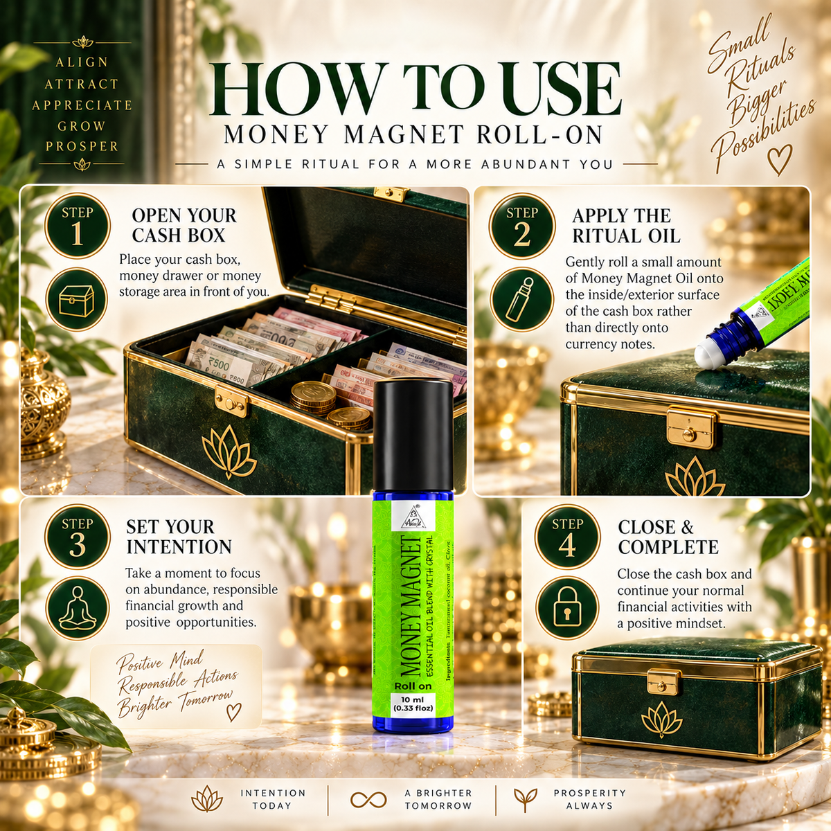 Money magnet Essential Oil Roll on (10ml)