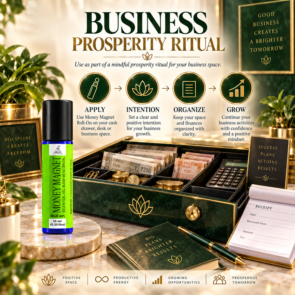 Money magnet Essential Oil Roll on (10ml)