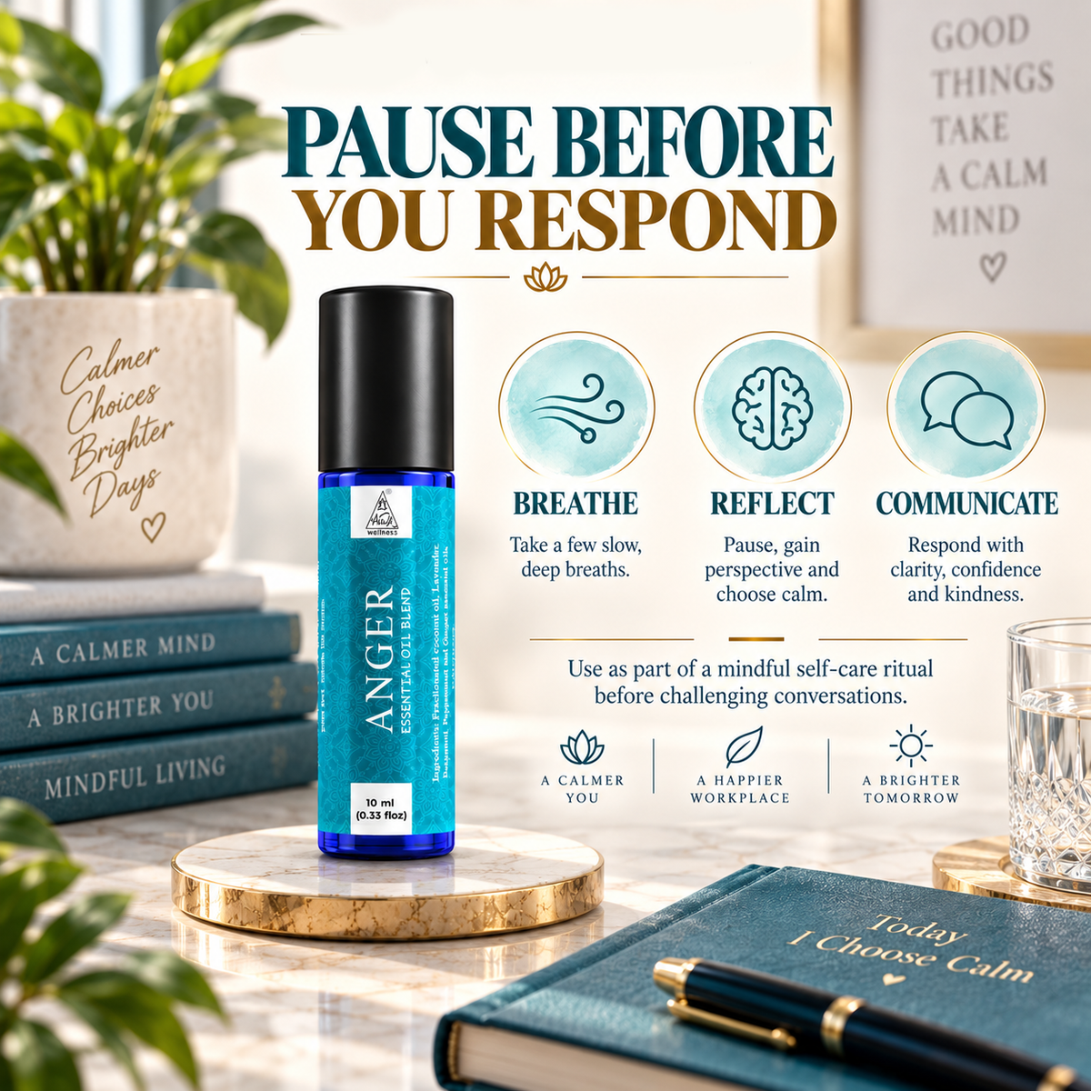 Anger Essential Oil Roll on (10ml)