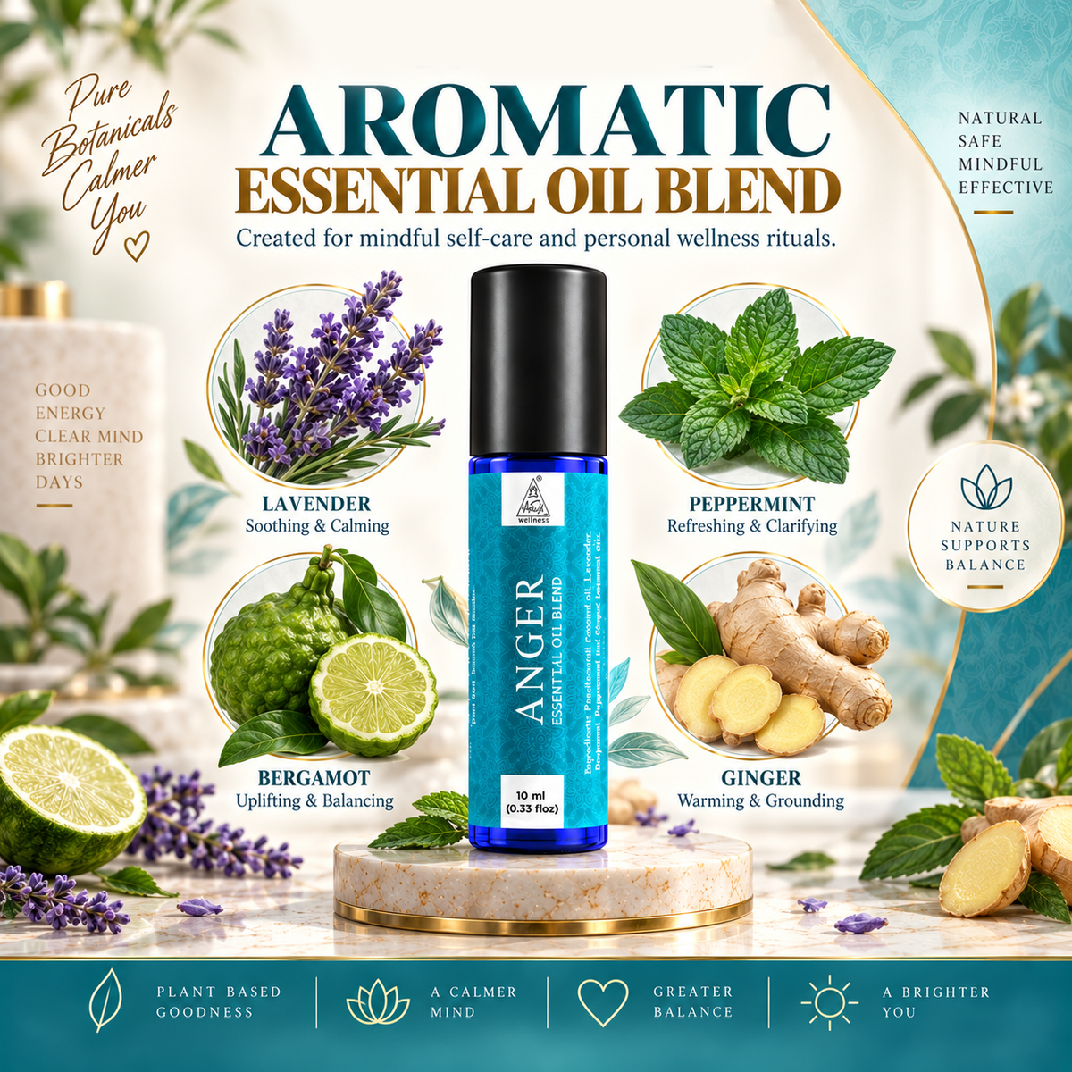 Anger Essential Oil Roll on (10ml)
