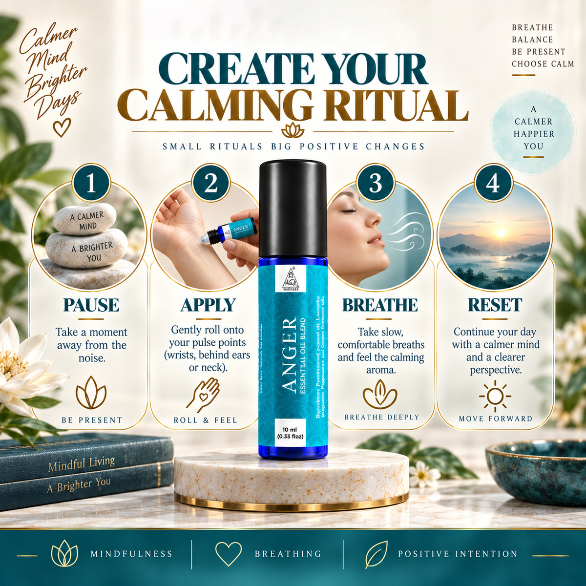 Anger Essential Oil Roll on (10ml)