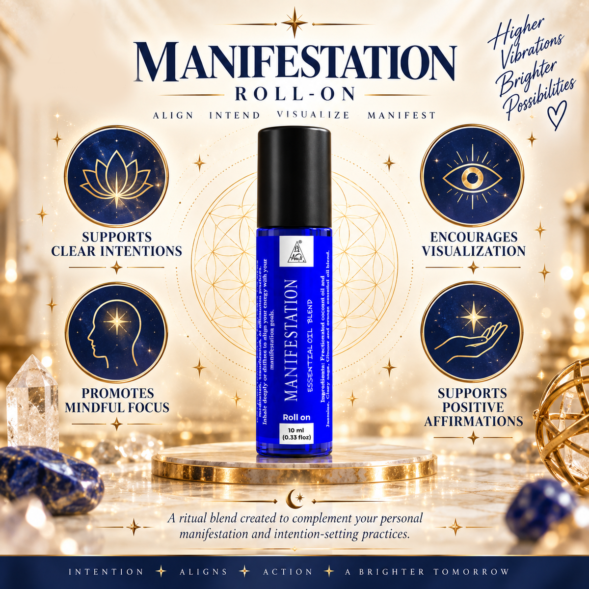 Manifestation Essential Oil Roll on (10ml)