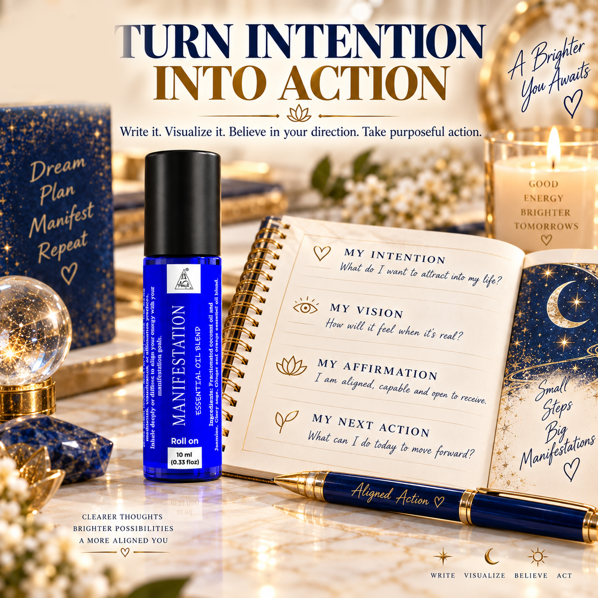Manifestation Essential Oil Roll on (10ml)