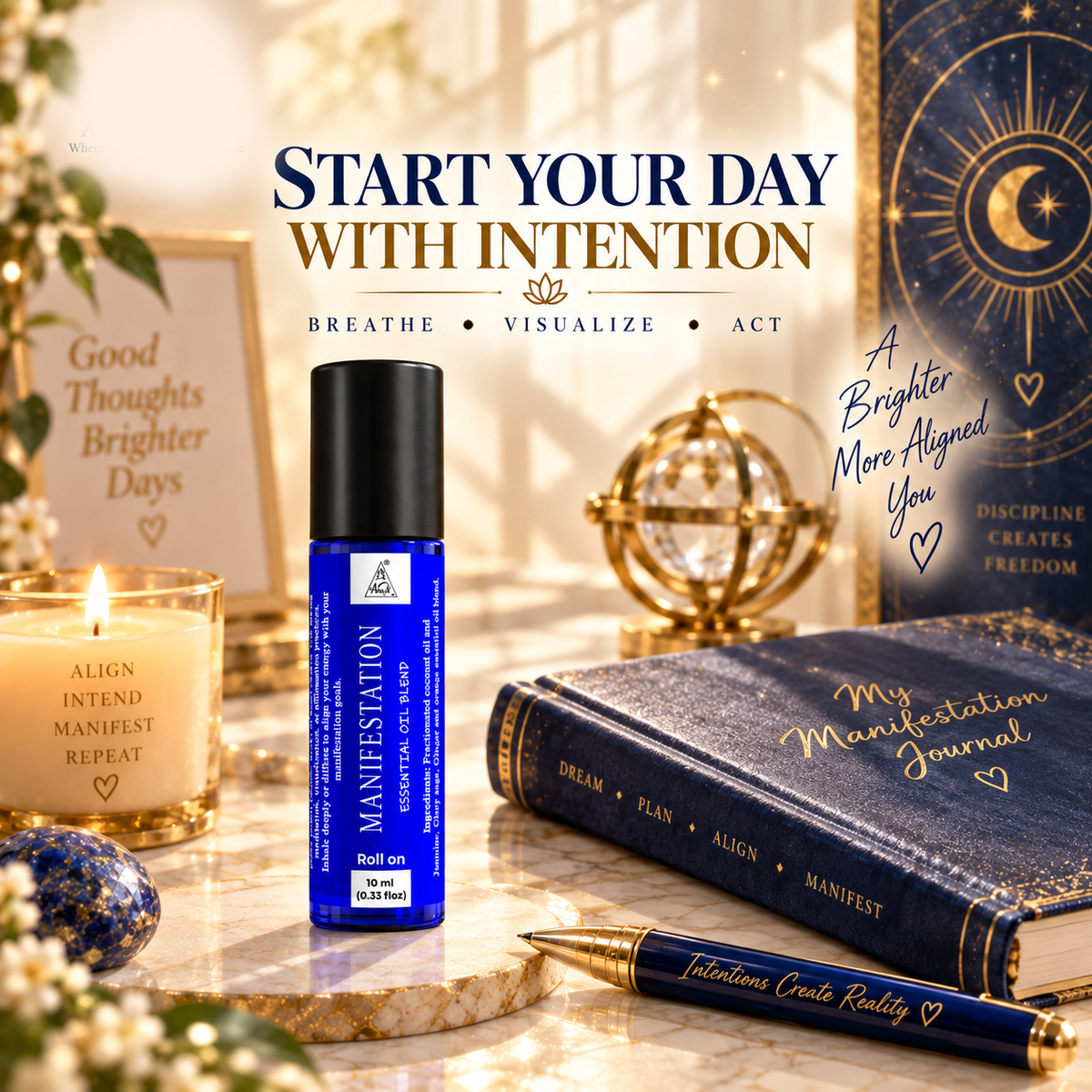 Manifestation Essential Oil Roll on (10ml)