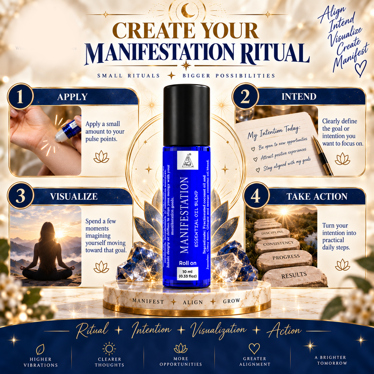 Manifestation Essential Oil Roll on (10ml)