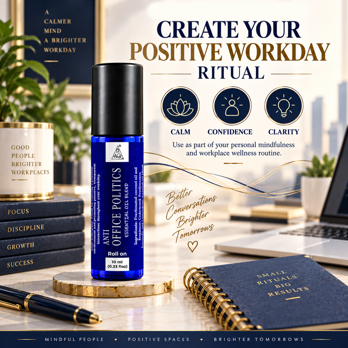 Anti office politics Essential Oil Roll on (10ml)
