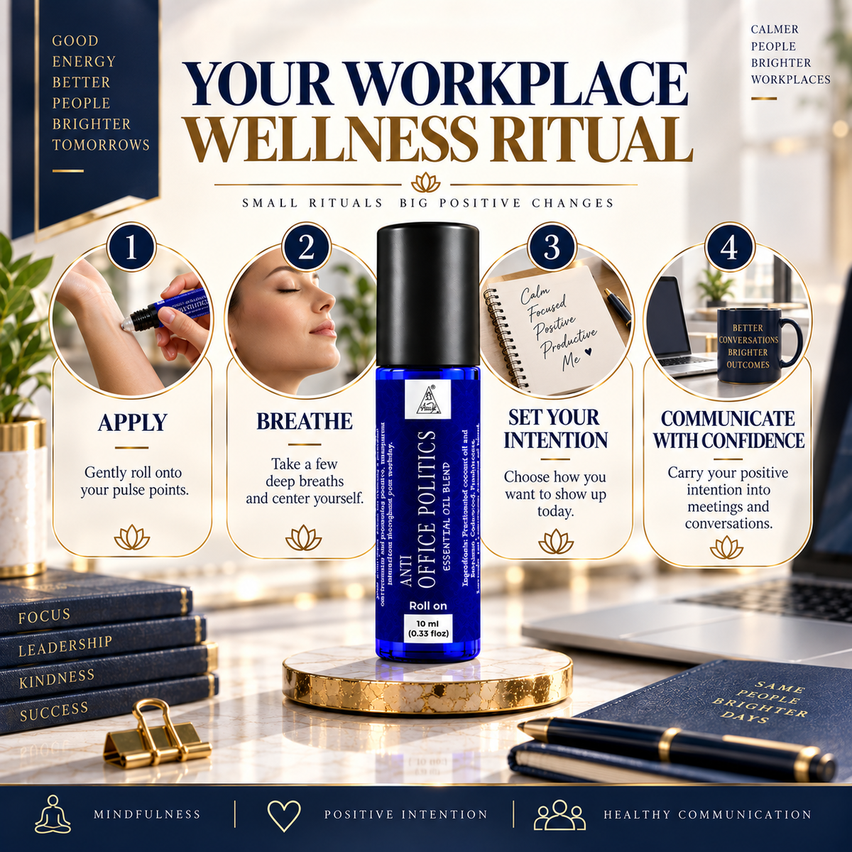 Anti office politics Essential Oil Roll on (10ml)