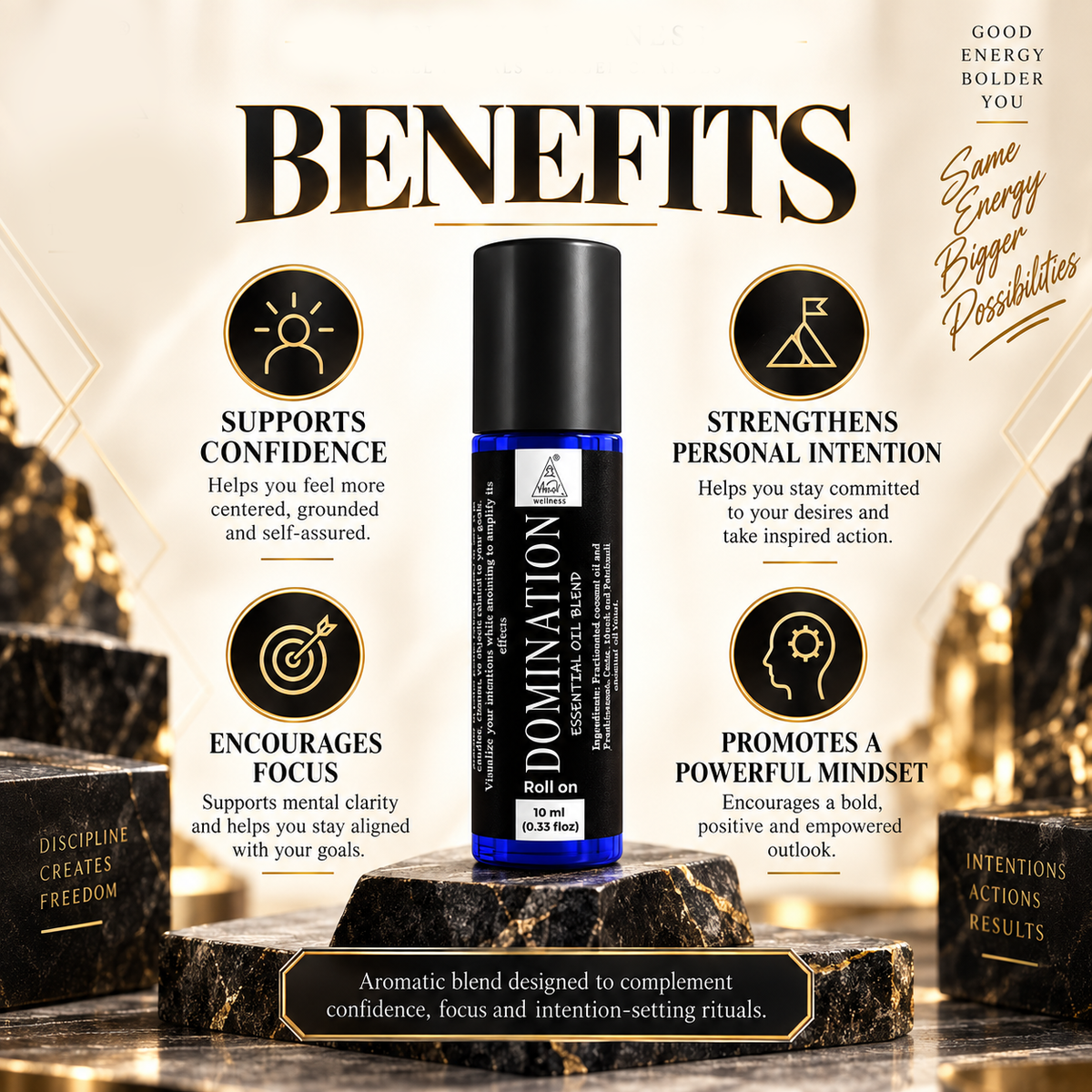 Domination Essential Oil Roll on (10ml)