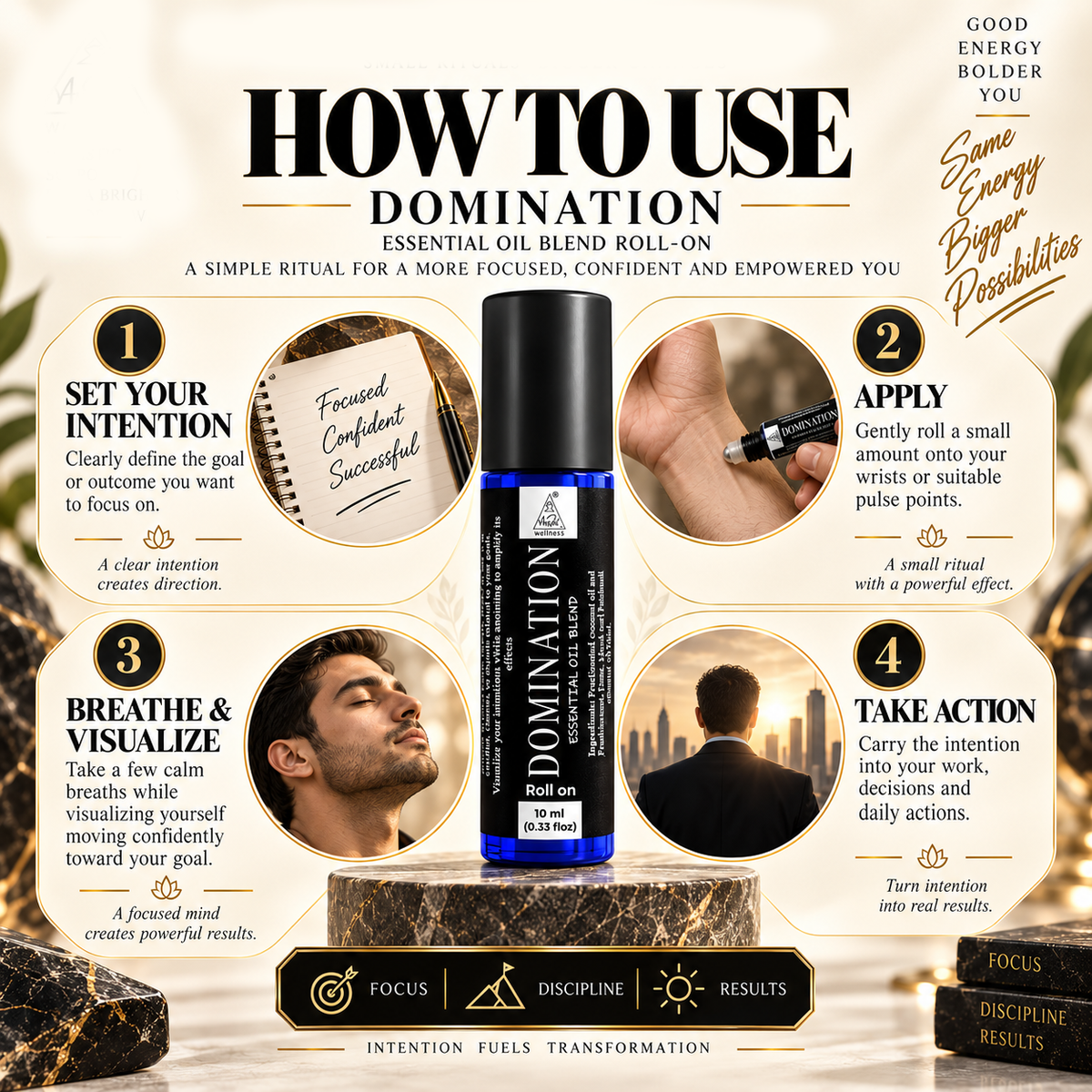 Domination Essential Oil Roll on (10ml)