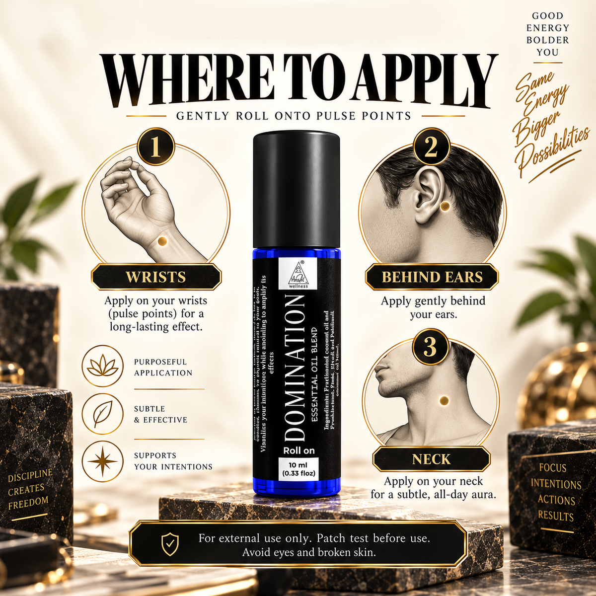 Domination Essential Oil Roll on (10ml)