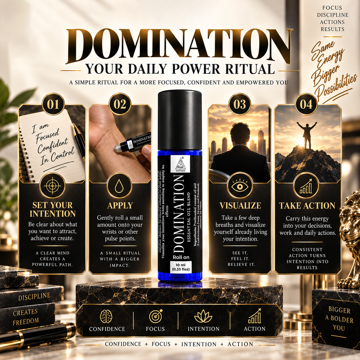 Domination Essential Oil Roll on (10ml)