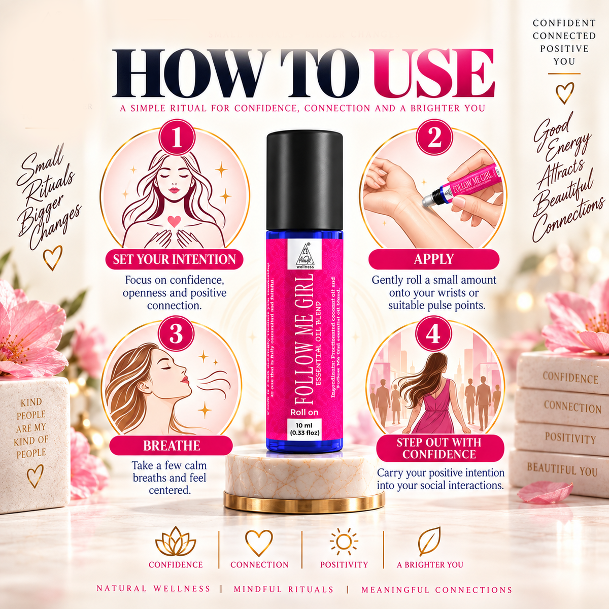 Follow me girl Essential Oil Roll on (10ml)