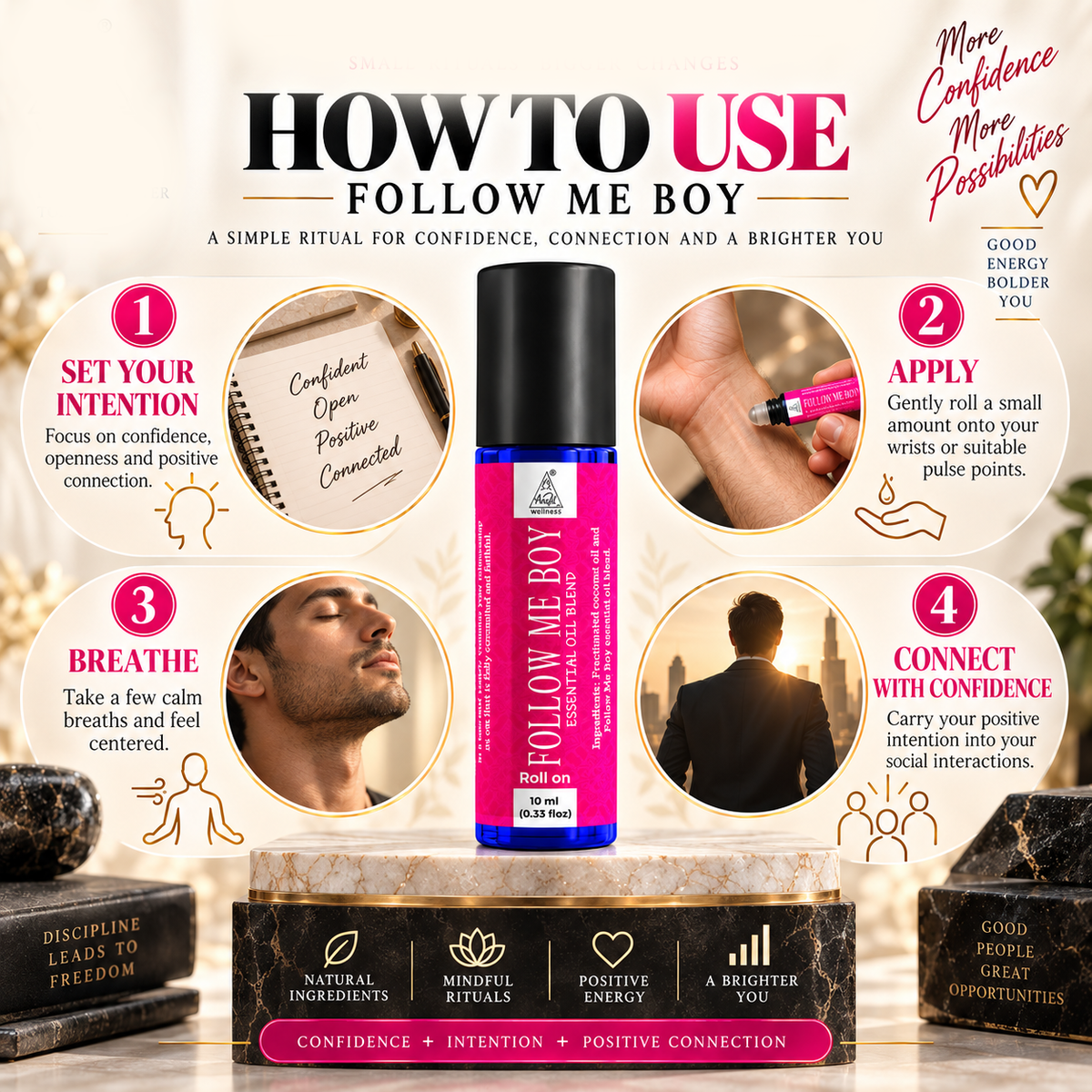 Follow me boy Essential Oil Roll on (10ml)