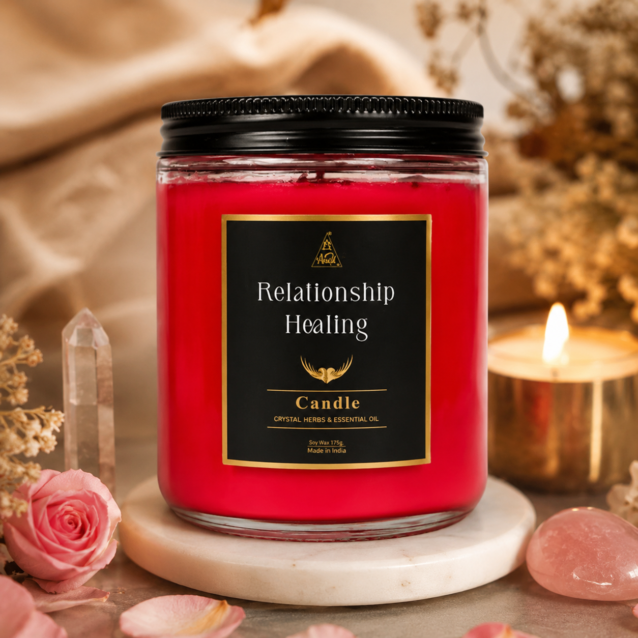 Relationship healing candle | Reiki energized | Aromatherapy | 50-55 Hours