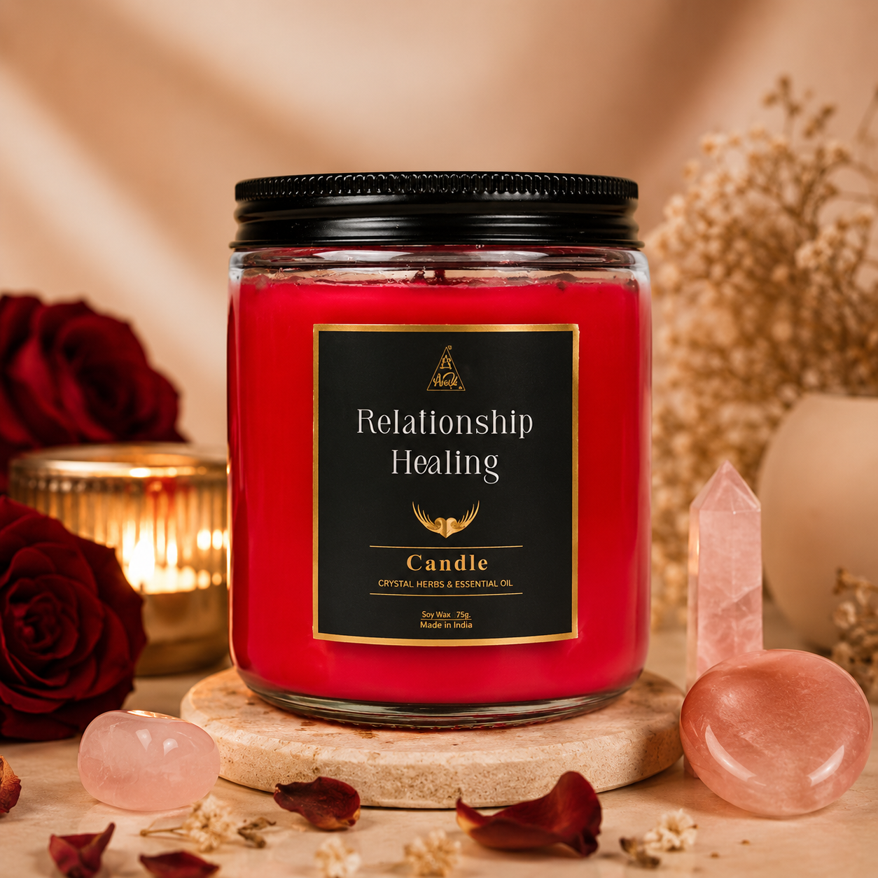 Relationship healing Candle | Reiki energized | Aromatherapy | 20-25 Hours