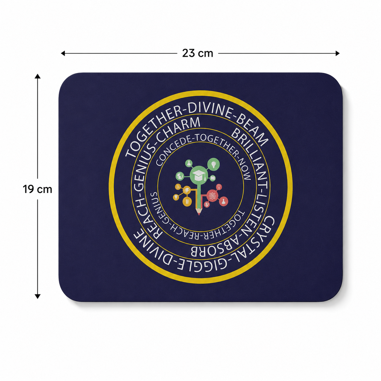 Education booster mouse pad