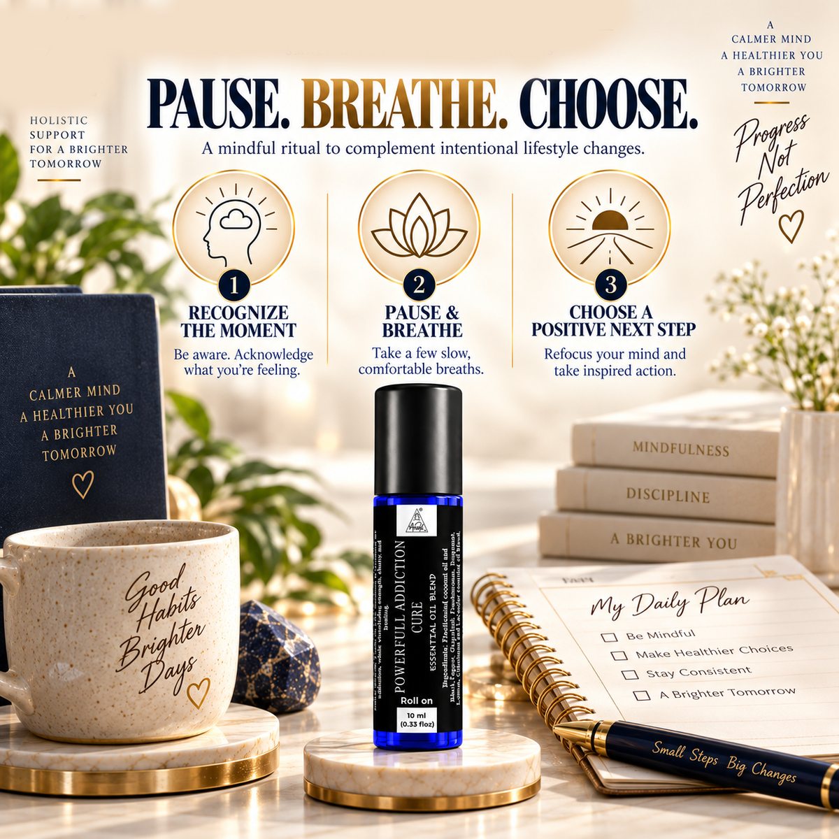 Powerful addiction cure Essential Oil Roll on (10ml)