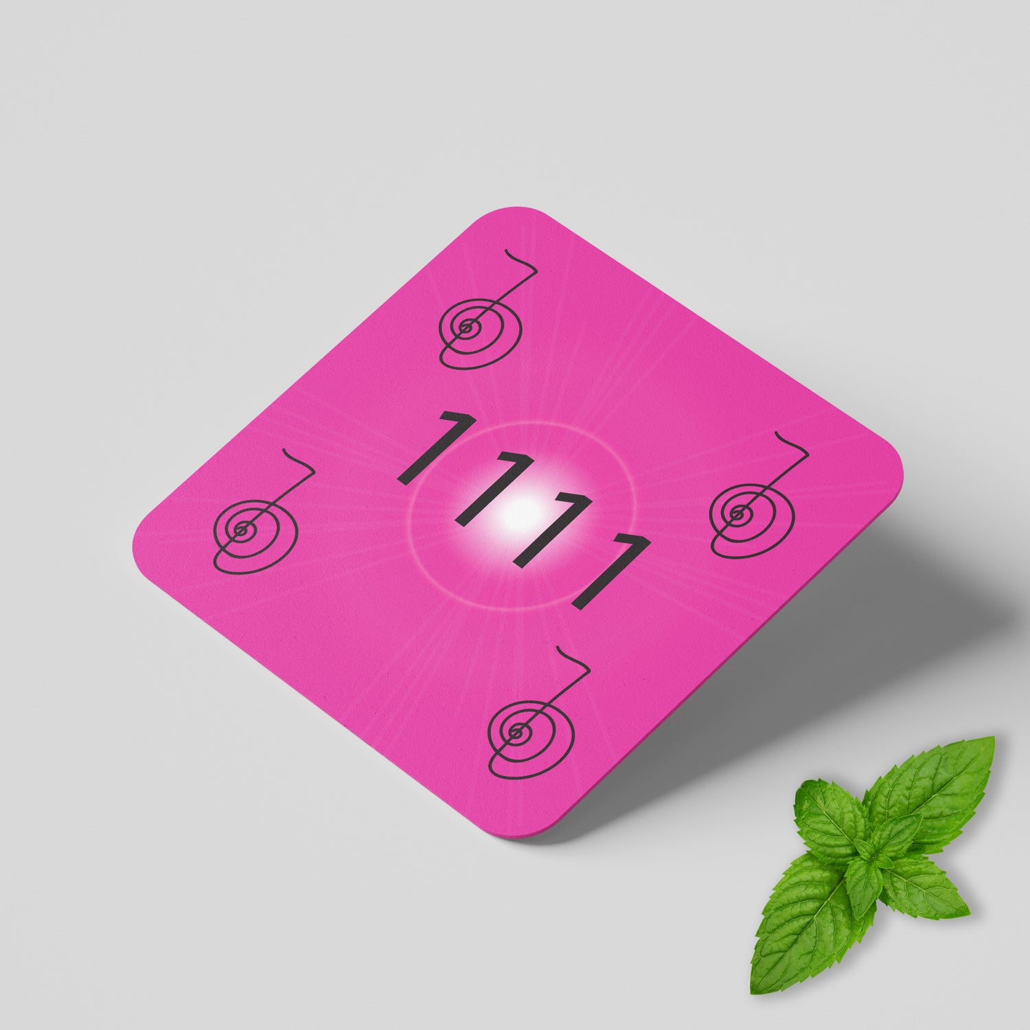 Reiki cho ku rei coaster Pink