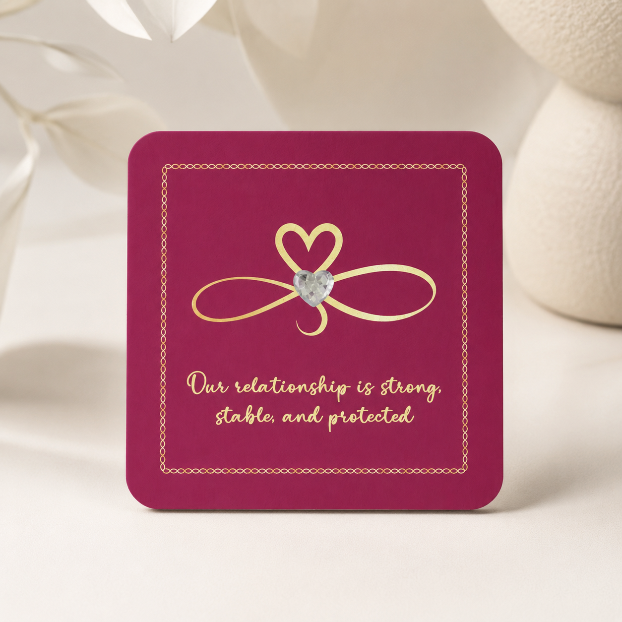 Commitment & Stability Coaster
