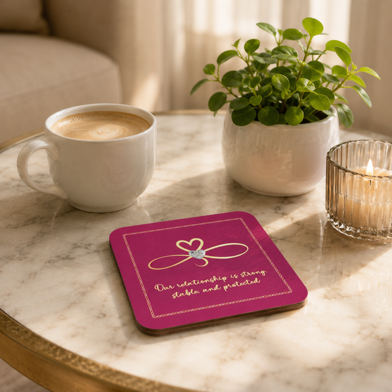 Commitment & Stability Coaster