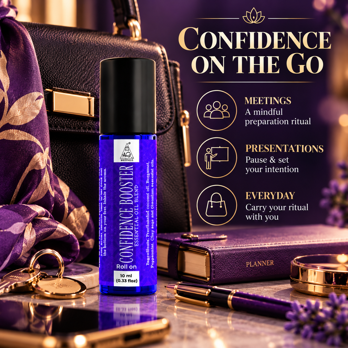 Confidence Essential Oil Roll on (10ml)
