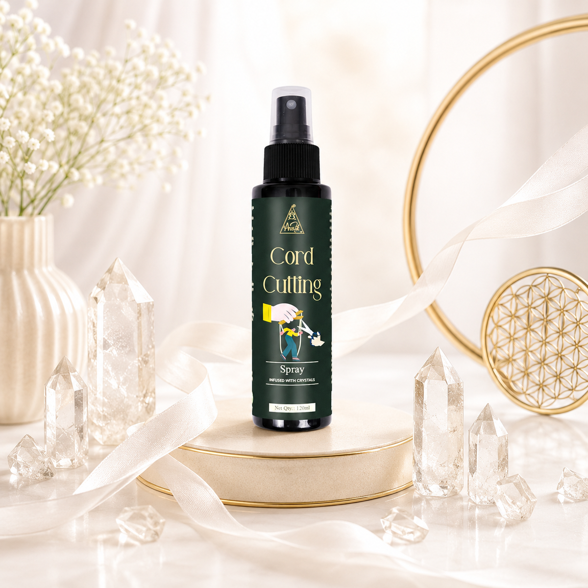 Cord Cutting Spray | Reiki Energized | Aromatherapy (120ml)